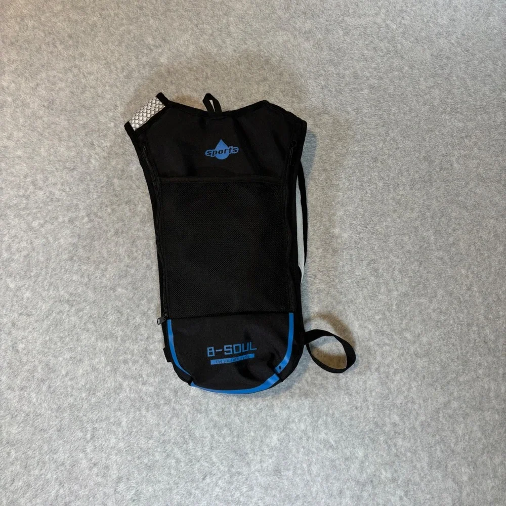 B-Soul Hydration Backpack Unisex OS Black Excellent Cycling Water Bladder Pack